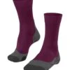 Falke TK2 Explore Cool Wandelsok Dames Paars -Winkel Voor Wandeluitrusting 91198 falke tk2 cool wandelsok dames