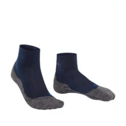Falke TK2 Short Cool Wandelsok Heren Blauw -Winkel Voor Wandeluitrusting 92207 falke tk2 short cool wandelsok heren
